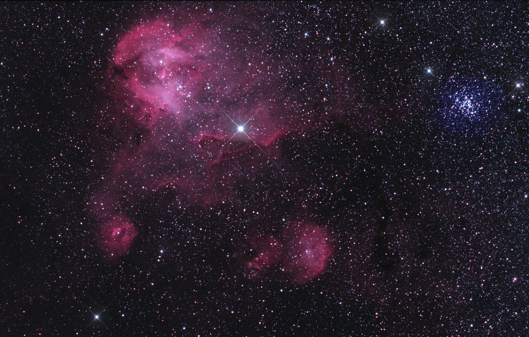 IC 2944 Running Chicken Nebula