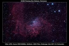 IC405 Fammender Stern Nebel